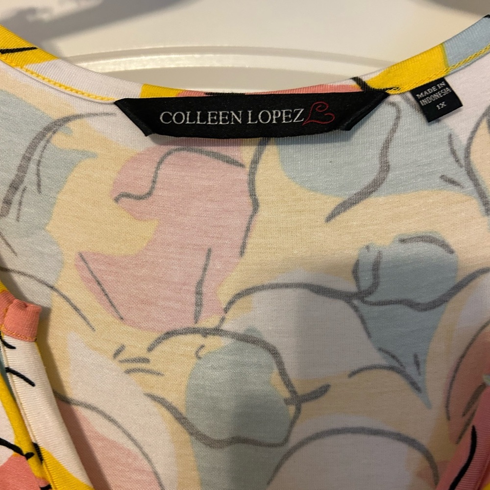 Colleen Lopez 4-Dress Bundle – Size 1X (Floral + Tie-Dye Styles)